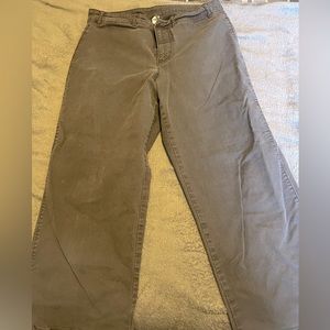 Old Navy Crop Pants Gray Size 10
